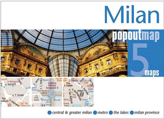 Universal Map 10069 Milan Popout Map