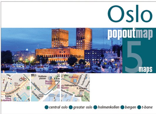 Universal Map 11077 Oslo Popout Map