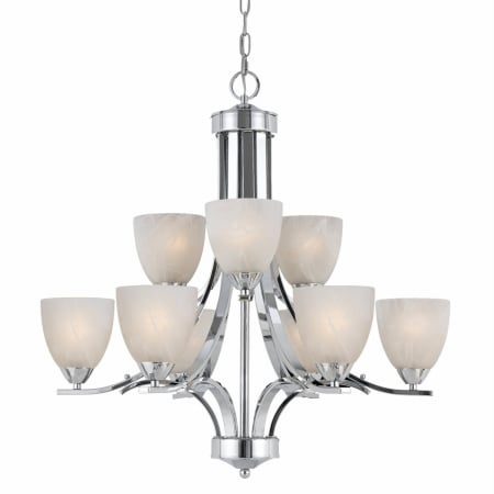 8003-03-09 Value Collection 8003 9 Light Chandelier
