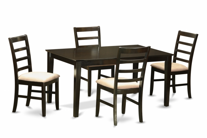 Capf5-cap-c 5 Piece Dining Table Set For 4- Dining Table And 4 Dining Chairs