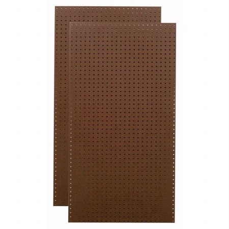 Tpb-2br Heavy Duty Brown Commercial Grade Tempered Round Hole Pegboards