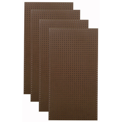 Tpb-4br Heavy Duty Brown Commercial Grade Tempered Round Hole Pegboards