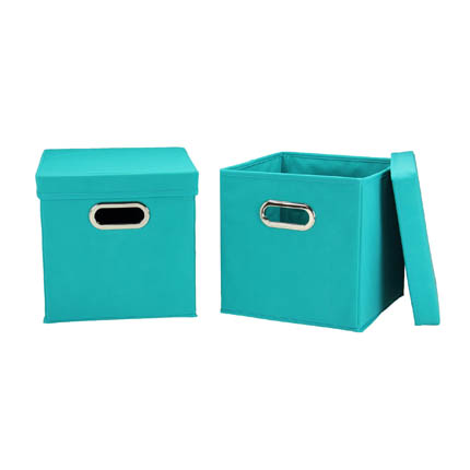 36-1 2 Pack Storage Cubes - Aqua