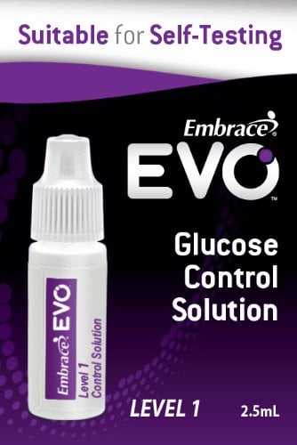 Apx02ab0810 Embraceevo Glucose Control Solution, Lo