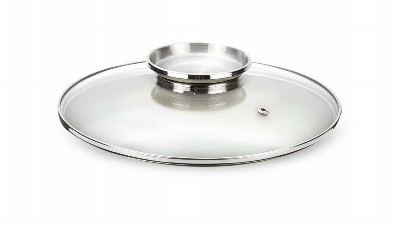 07pen9360 Glass Lid With Stainless Steel Aroma Knob Fits 6.5 In.