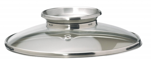 07pen9367 Glass Lid With Stainless Steel Aroma Knob Fits 11.75 In.