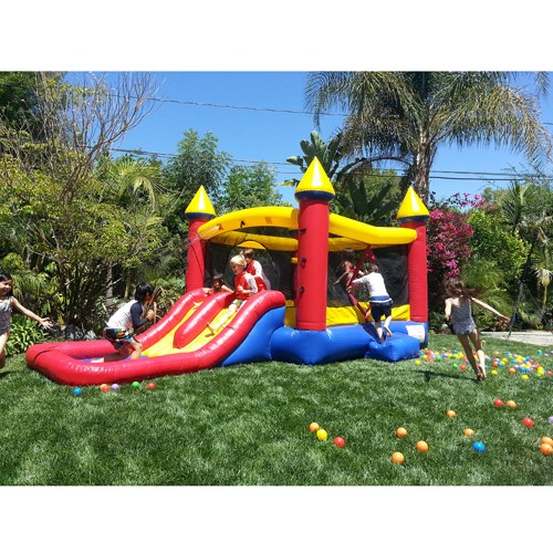 Jok-ccastle18 Kiddo Jump N Water Slide Fun Bounce House