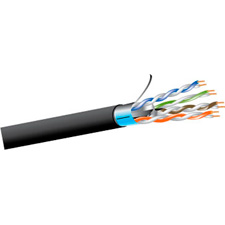 West Penn Wire 254246AFBK1000 4 Pair 23 Gauge Shielded Cat6A Plen West Penn Wire 254246AFBK1000 4 Pair 23 Gauge Shielded Cat6A Plen