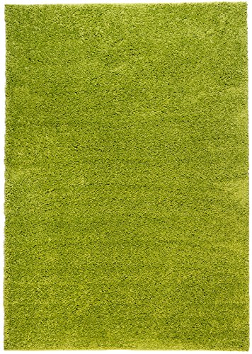 70454 3 Ft. 3 In. X 5 Ft. 3 In. Madison Shag Plain Area Rug - Green
