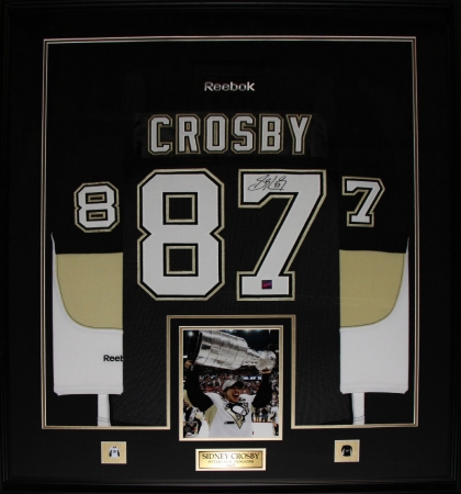 Crosby_jersey_frame Sidney Crosby Pittsburgh Penguins Signed Jersey Frame