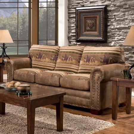 8505-40 Wild Horses Sleeper Sofa