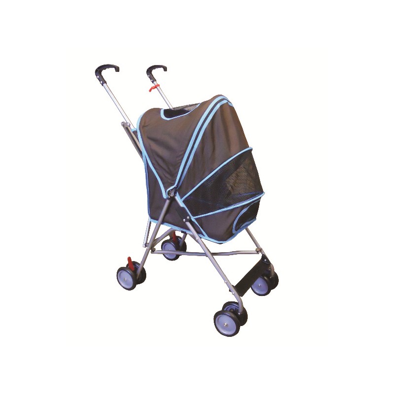 6146 Pet Strollers - Turquoise With Brown