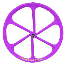 57fgwpef Fixed Gear Front Wheel - Purple