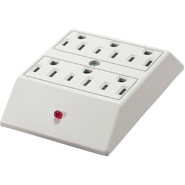 Sp011 6-outlet Wall Mount Surge Protector
