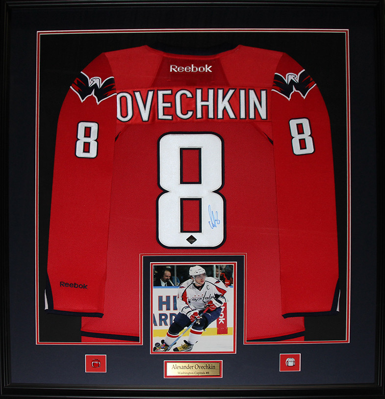 Ovechkin_jersey_frame Alexander Ovechkin Washington Capitals Signed Jersey Frame