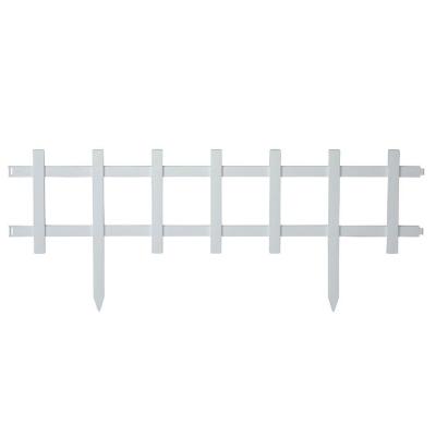 2120hd Resin Cape Cod Style Garden Fence, 50 Ft.
