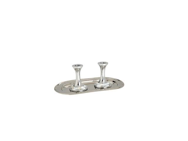 Ch-956 Aluminum Candle Holders With Pewter Finish