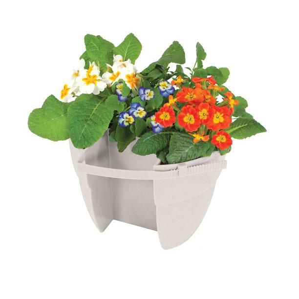2464-1 Bloomers - Post Planter For 4x4 Posts Includes Mounting Strap Or Wood Screw Mounting Options