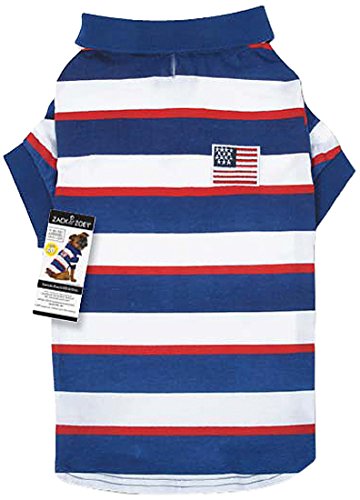 Um5784 10 Spf40 Patriotic Pooch Polo Shirt - Extra Small