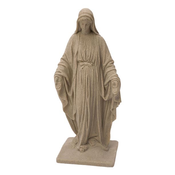 2290-1 Statuary Virgin Mary - Sand