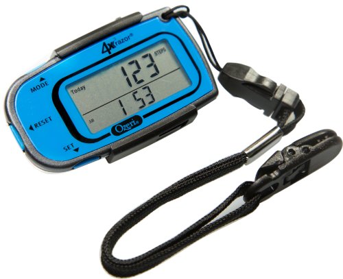 Pd4x3b-2 4 X 3razor Pocket 3d Pedometer And Activity Tracker With Bosch Tri-axis Technology, Blue