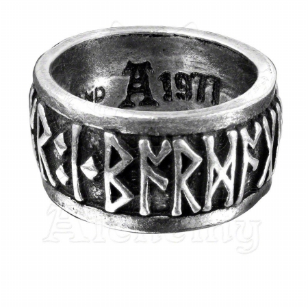 R173w Runeband Ring, W - 11