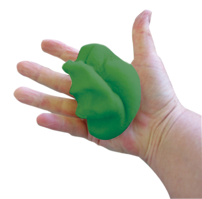 UPC 714905000224 product image for 10-0778 CanDo Memory Foam Squeeze Ball - 3.5 in. Diameter- Green- Medium | upcitemdb.com