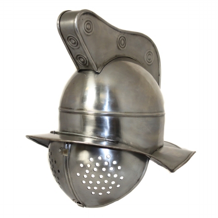 8880622 Antique Replica Full-size Roman Gladiator Fighter Visor Helmet