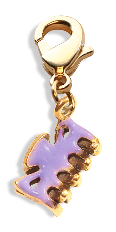 758g Hair Clip Charm Dangle In Gold