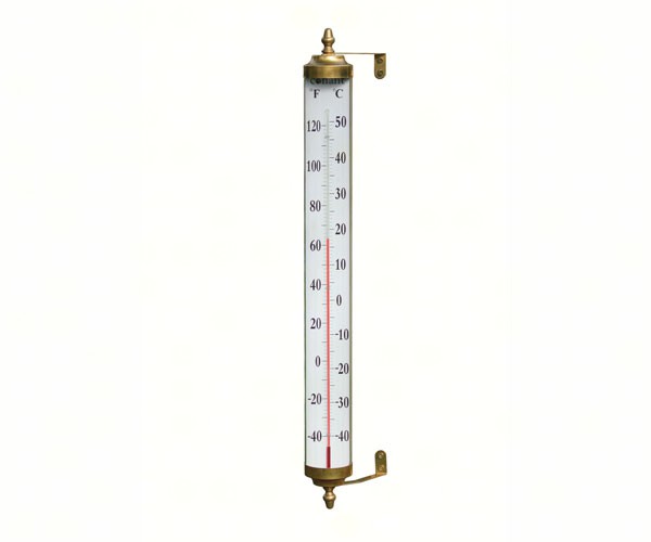 Ccbt17lfb Thermometer Living Finish Brass 24 In.
