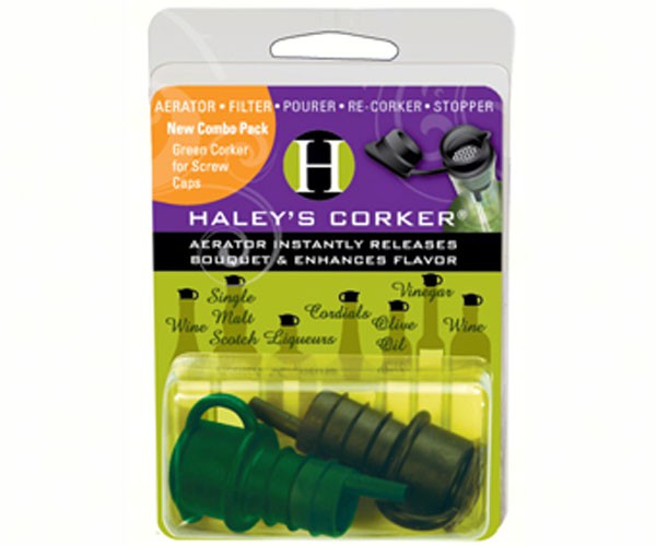 Haleyo2 Original Combo 1 Black Corker Plus 1 Green Screw Cap Clamshell