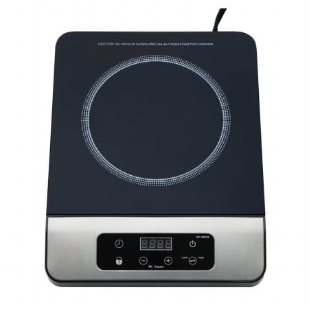 Sr-1885ss 1650w Induction Cooktop, Black