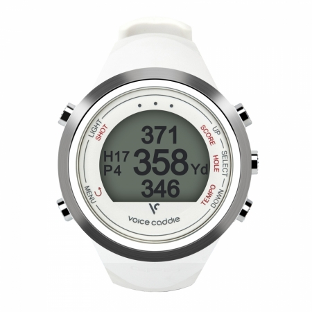 Voice Caddie T1 Hybrid Golf GPS Watch White