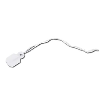 10-075-9 White Jewelry Tag With White String, 0.81 X 0.44 In.