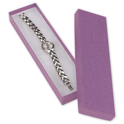 52-080201-14 8 X 2 X 0.88 In. Kraft Jewelry Boxes, Purple