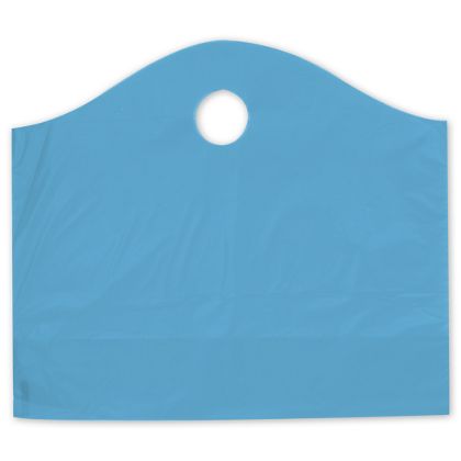 53-spwvm-53 18 X 6 X 15 In. Frosted Wave Merchandise Bags, Lagoon Blue