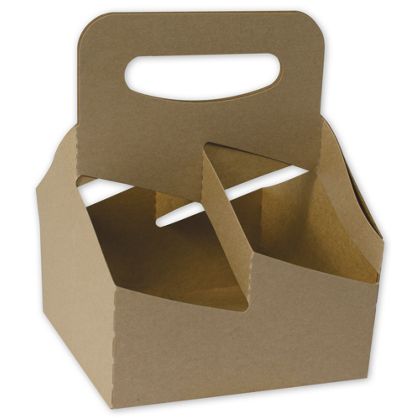 60-cc-8 8.38 X 6.44 X 6.44 In. Food Service Cup Carrier, Kraft