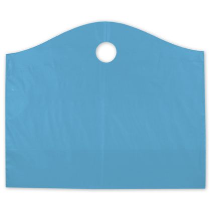 53-spwvl-53 22 X 8 X 18 In. Frosted Wave Merchandise Bags, Lagoon Blue
