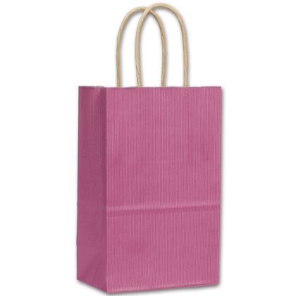 15-050309-19 5.25 X 3.5 X 8.25 In. Cotton Candy Shoppers, Hot Pink