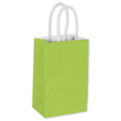 15-050309-37 5.25 X 3.5 X 8.25 In. Cotton Candy Shoppers, Lime