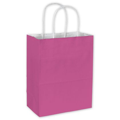 15-080409-19 8.25 X 4.25 X 10.75 In. Cotton Candy Shoppers, Hot Pink