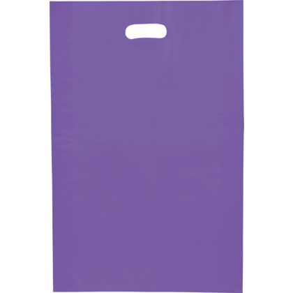 55-14321-fhd66 14 X 3 X 21 In. Frosted High Density Merchandise Bags, Grape
