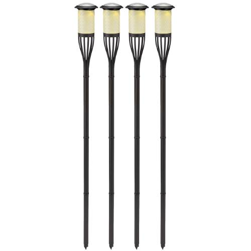 UPC 039953507243 product image for Brinkmann 822-0423-4 Fiji Torch Solar Light Set - 4 Light Set | upcitemdb.com