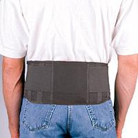 70-910341 Safe-t-belt Working Back Support, Black, Extra Small