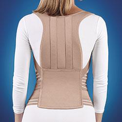 16-900mdbeg Soft Form Posture Control Brace, Beige, Medium