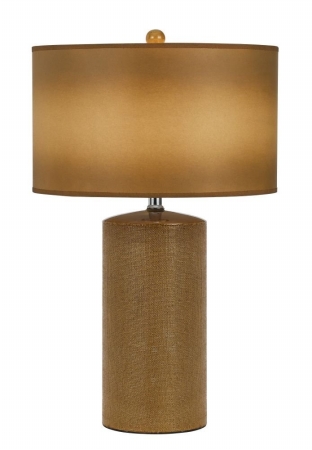 150 Watts Ceramic Table Lamp, Brown