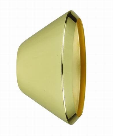 Ht-222-shade-pb Plated Brass Solid Cone Shade For Par30