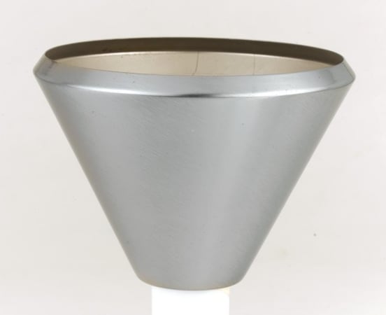Ht-223-shade-bs Brushed Steel Solid Cone Shade For Par38