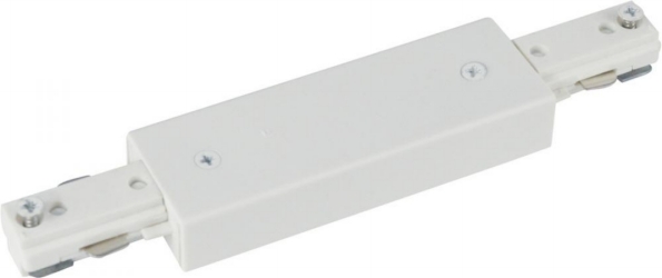 Ht-283-wh Straight Connector With Power Entry, White