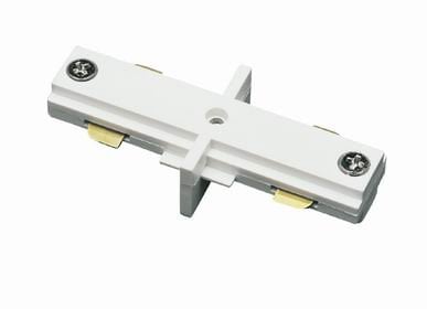 Straight Connector Without Power Entry For Ht Track Systems, White